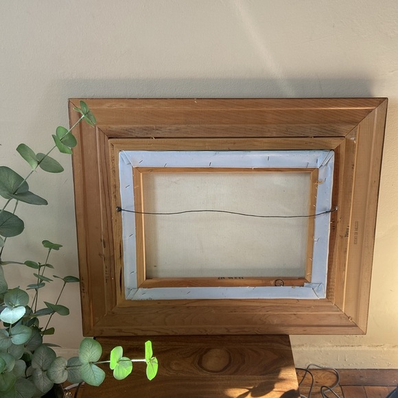 Vintage Original Oil Panting On Canvas Signed Artist D'aniello Large Seaside - Picture 6 of 7